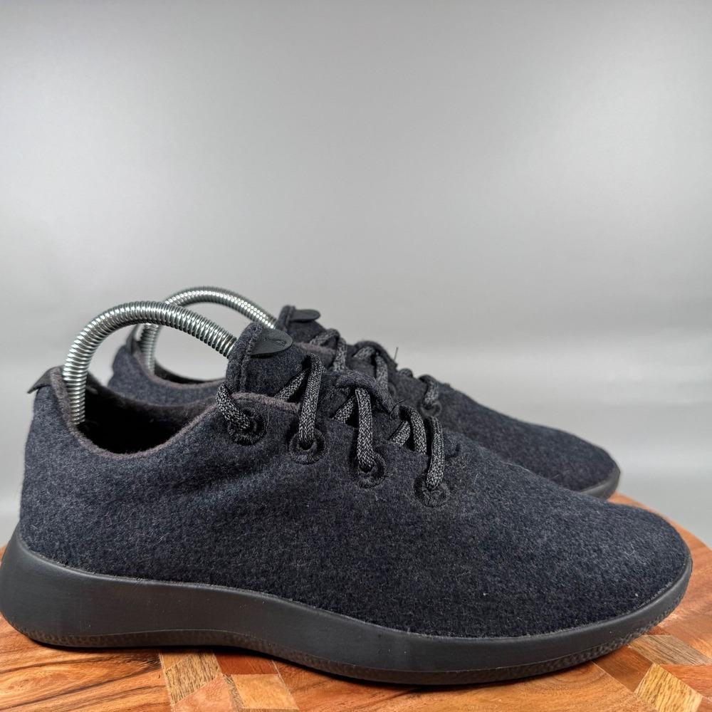 Allbirds Wool Runners Womens 9 Natural Black Merino Wool Walking Sneakers WR NV1